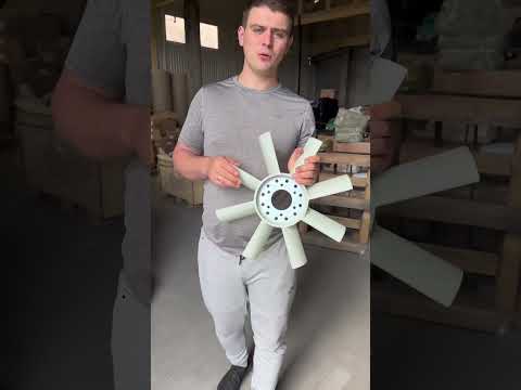 Вентилятор (крильчатка) трактора МТЗ. 8 лопатей. (Пластик).ИЖКС.632558.006 (AGH) - фото 1 - id-p2427881406