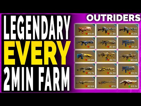 Outriders HOW TO GET A LEGENDARY EVERY 2 MINUTES - Outriders Unlimited Legendary Farm