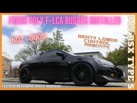 DC5 RSX SuperPro Front Lower control arm bush install!!