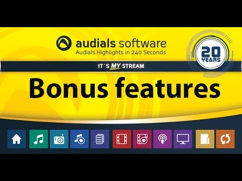 Audials 2019 in 240 Seconds - Bonus Features