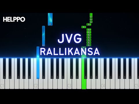 JVG - Rallikansa (kertosäe) | Helppo Piano Tutorial