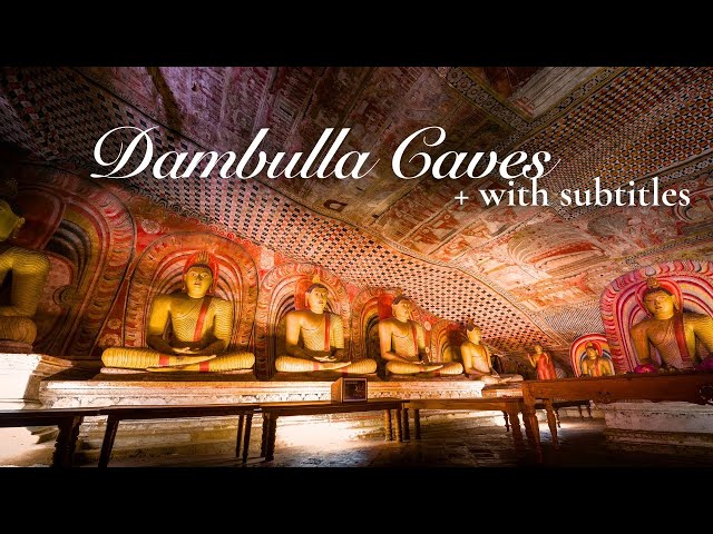 Travel vlog - FAMOUS Dambulla Cave Temple +subtitled |Sri Lanka's WONDER | FULL TOUR