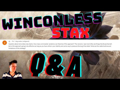 answering questions about wincon less stax
