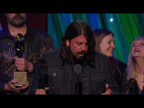 Nirvana Acceptance Speeches | 2014 Rock & Roll Hall of Fame Induction Ceremony