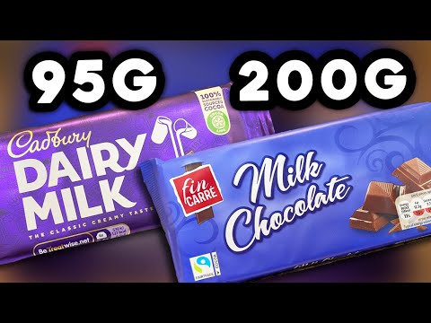 Cadbury Daily Milk vs. Lidl Milk Chocolate