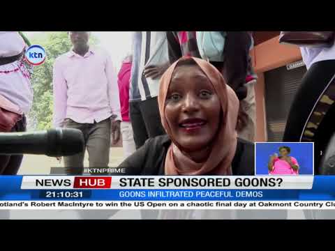 Goons infiltrated peaceful protests, several people were robbed and property damaged