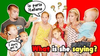 NEW Foreign Exchange Student Speaks ONLY Italian in Teen Parent Swap!