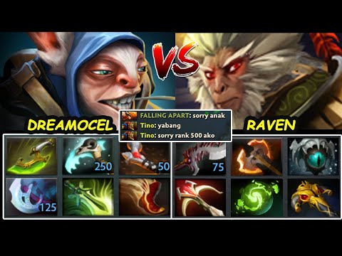 Blacklist.Raven vs Dreamocel Meepo - Carry Battle  EPIC GAME Dota 2