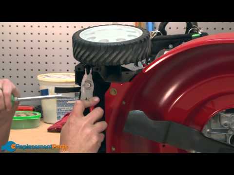 How to Replace the Front Cover on a Troy-Bilt TB130 Lawn Mower (Part # 731-07195A)