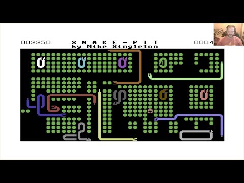 Lukozer Retro Game Review 359 - Snake Pit - Commodore 64