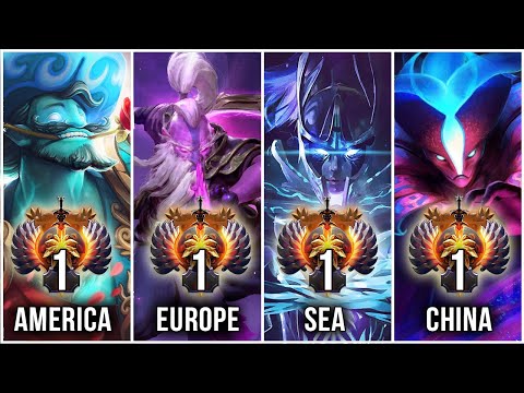 TOP-1 Region in Dota 2 - BEST MMR PLAYERS AROUND THE WORLD