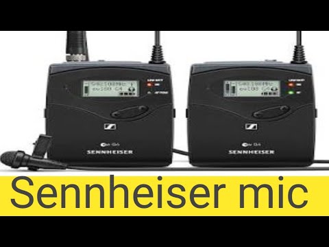 Sennheiser Ew G4 wireless mic setup | How to set wireless mic |