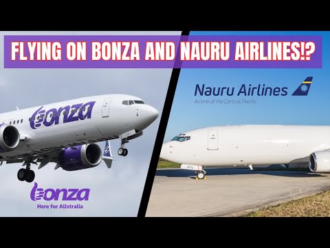 Flying on BONZA and NAURU AIRLINES at the same time!?