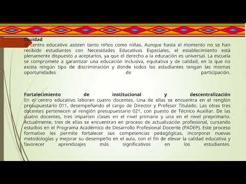 Investigación Educativa EORM caserío El Cementerio, Colotenango, Huehuetenango.