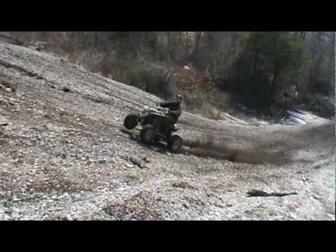 climbing slate bank at martin hollow in lewis county ky