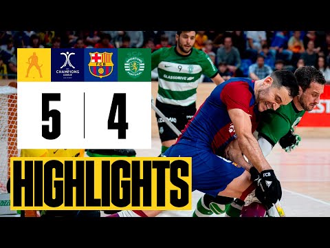 Barça vs Sporting (5-4) | HIGHLIGHTS WSE CHAMPIONS LEAGUE