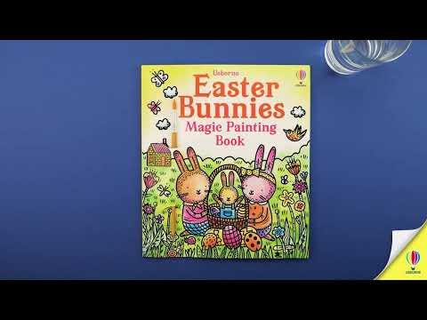 Книга Easter Bunnies Magic Painting Book video 1