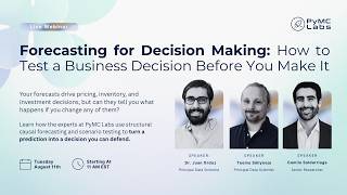 Forecasting for Decision Making: How to Test Business Decisions
