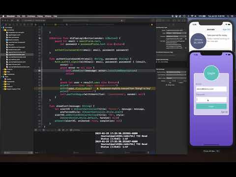 Let's Build Complete iOS App With Firebase Auth, Touch, FaceID: Signup Functionality
