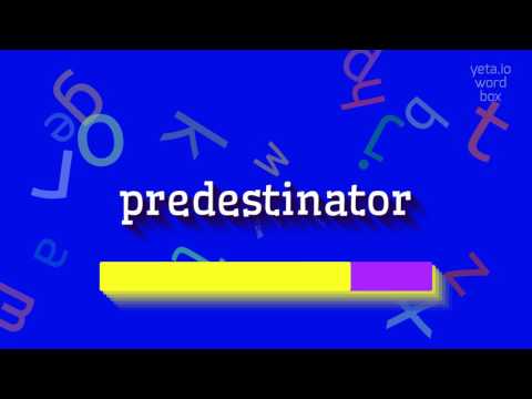 HOW TO PRONOUNCE PREDESTINATOR? #predestinator