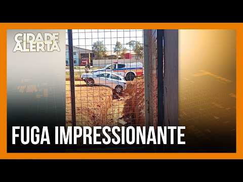 Perseguição começa em Uberlândia e termina em Santa Juliana após rastro de destruição