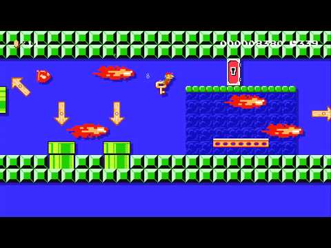 Water Castle by nick ~ WORLD RECORD! - SUPER MARIO MAKER - NO COMMENTARY 1bb