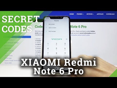 Secret Codes for XIAOMI Redmi Note 6 Pro – Hidden Modes / IMEI Info / Calendar Storage
