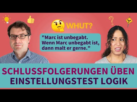 Schlussfolgerungen üben | Einstellungstest Logisches Denken trainieren #einstellungstest  #logik