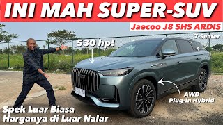 JAECOO J8 SHS ARDIS, SUV Plug-in Hybrid Canggih Bisa Jadi Genset Buat Rumah