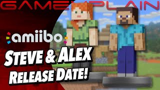 Minecraft Steve & Alex amiibo Coming September 9!
