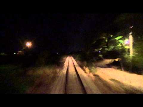 Pruga "Zemun - Zemun Polje" , voznja voza u nocnoj smeni , 2015.godina - SERBIAN RAILWAYS