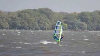 Windsurfing on Seneca Lake Fall Oct. 2014