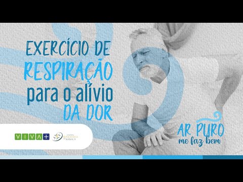 Exercício respiratório para o alívio da dor