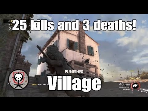 Sniper Elite 4 : #53 Village Deathmatch multiplayer (25 kills and 3 deaths) #PS4
