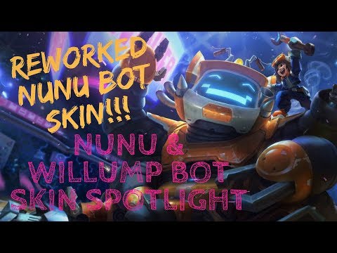 NUNU & WILLUMP BOT REWORKED SKIN SPOTLIGHT!!! | LEAGUE OF LEGENDS | TRUE NORTH KOALA