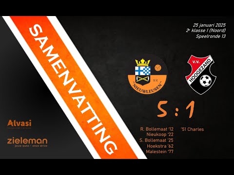 Samenvatting S.V. Nieuwleusen 1 - Hoogezand 1