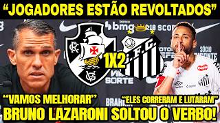 BRUNO LAZARONI FALA SOBRE PRESSÃO NO VASCO