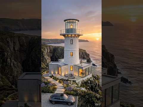 From Ruins to Luxury: Abandoned Lighthouse Transformed Into Dream Villa 🌊💡