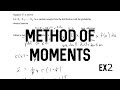 Method of Moments Estimation | Example 2