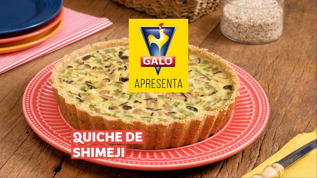 Quiche de shimeji Galo