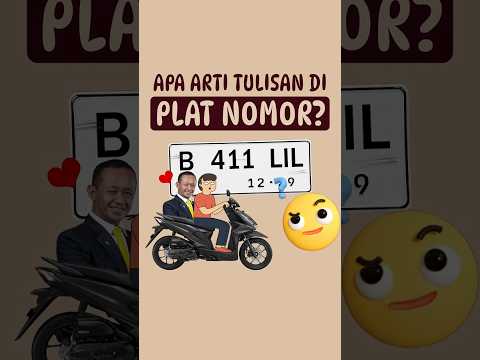 Inilah Arti Plat Nomor Kendaraan