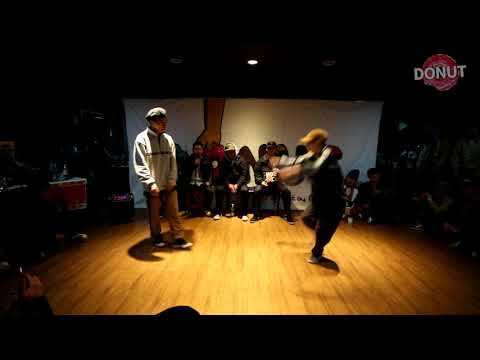 DONUT02 hiphop battle semi final "C-ZER vs Q-VO"