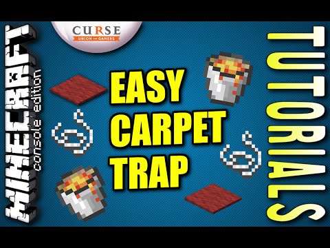 Unstoppable Carpet Trap Tutorial - Minecraft (PS4)