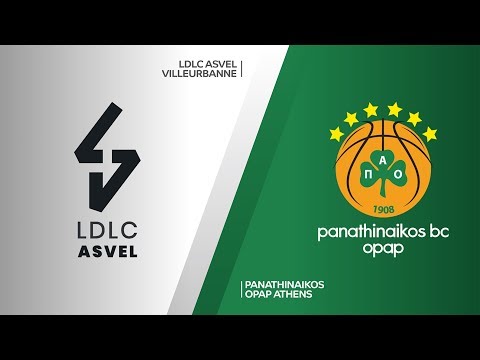 LDLC ASVEL Villeurbanne - Panathinaikos OPAP Athens Highlights | EuroLeague, RS Round 2