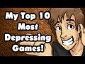 OLD Top 10 Most Depressing Games Caddicarus