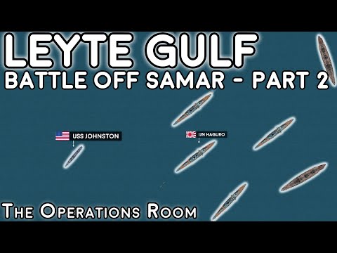 Leyte Gulf - Battle off Samar, USS Johnston Fights to the Death (2/2) - Animated