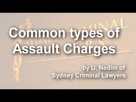Common Types of Assault Charges