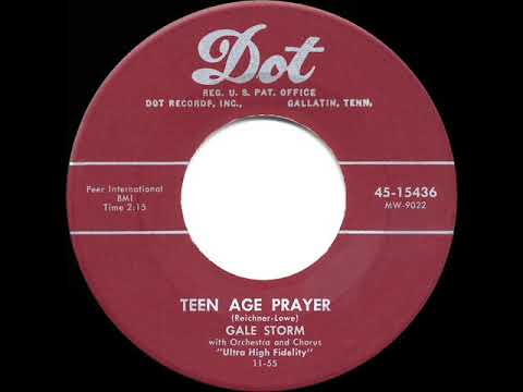 1956 HITS ARCHIVE: Teen Age Prayer - Gale Storm