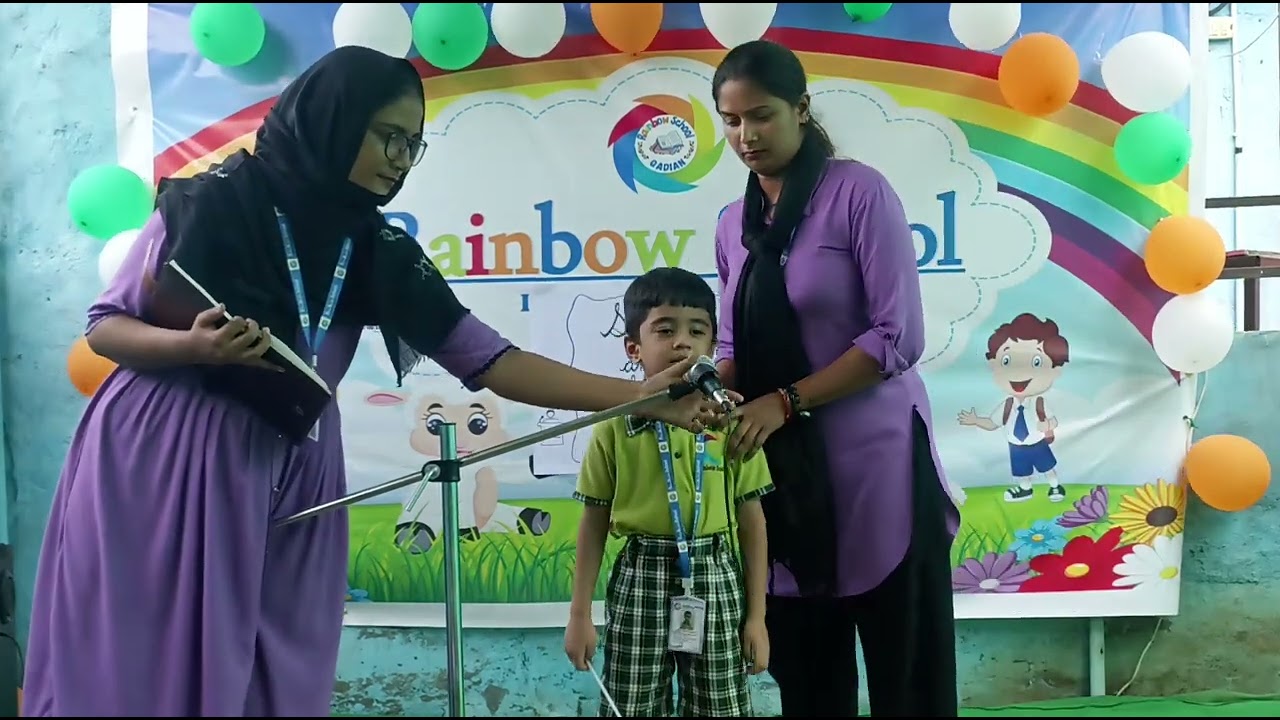 Speech Competition by Grade-1 Students