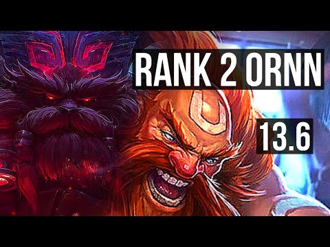 ORNN vs GRAGAS (TOP) | Rank 2 Ornn, 10/2/5, Dominating, Rank 27 | TR Challenger | 13.6